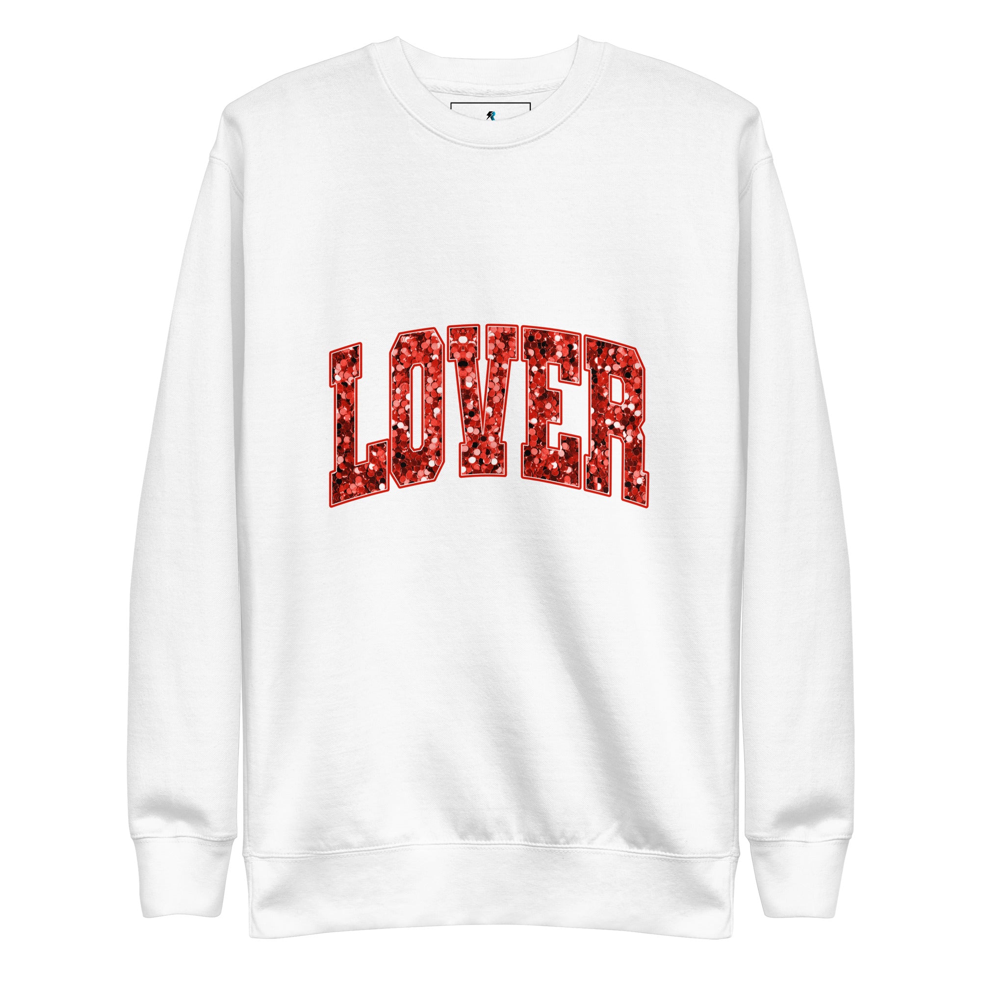 Lover "Faux" Sequins Unisex Premium Sweatshirt